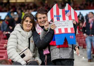 Aficionados del Atlético de Madrid.
