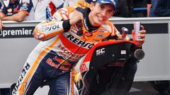 La pole de Márquez bajo la lluvia en Motegi