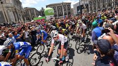 Esteban Chaves fue d&eacute;cimo en la cuarta etapa del Giro de Italia.