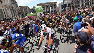 Esteban Chaves fue décimo en la cuarta etapa del Giro de Italia.