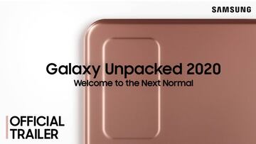 Samsung Galaxy Unpacked 2020: hora, streaming y cómo ver online