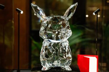 El Pikachu más caro del mundo mide 30 centímetros y brilla en cristal Baccarat