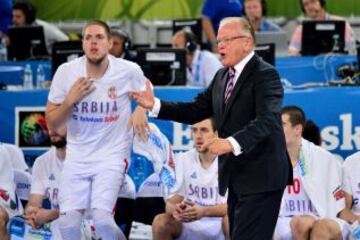 Dusan Ivkovic, entrenador de Serbia.