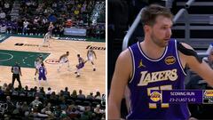 ¡Doncic no es real! El lío a Antetokounmpo y una canasta que ni el locutor podía creer