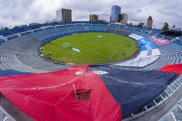 Así lució el Estadio Azul durante el partido entre Atlante y Leones Negros de la Liga de Expansión.