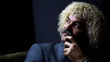 Carlos Valderrama, hist&oacute;rico de la Selecci&oacute;n Colombia.