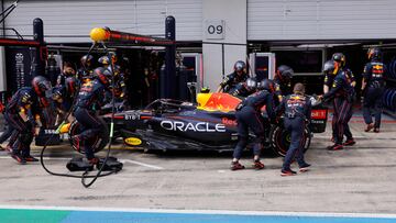 Red Bull, el equipo más rápido en 'boxes'.