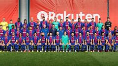 Un Barça 'mixto' en la foto oficial para la temporada 17/18