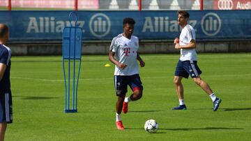Alaba y Javi Martínez, listos para el intento de remontada