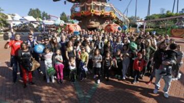 El día familiar de los jugadores del Barça en Port Aventura