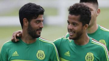 Carlos Vela y Giovani Dos Santos