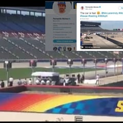El vídeo de Alonso con su McLaren 'rugiendo' a 360 km/h