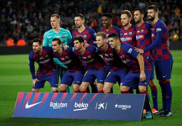 Once inicial del Barcelona