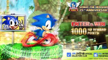 Sonic celebra su 25 aniversario con una figura única