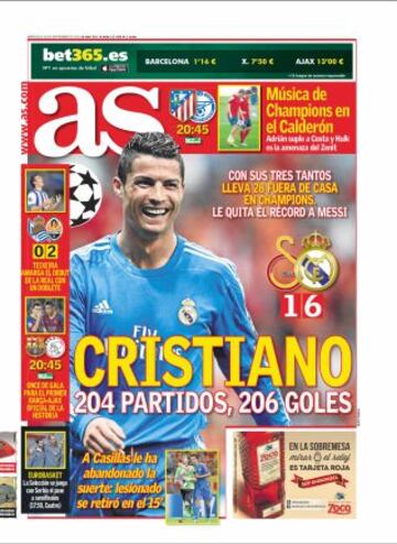 Las portadas de AS de septiembre