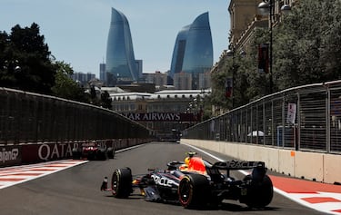 Checo Pérez sobre el sprint shootout: “Fue rápido y furioso”