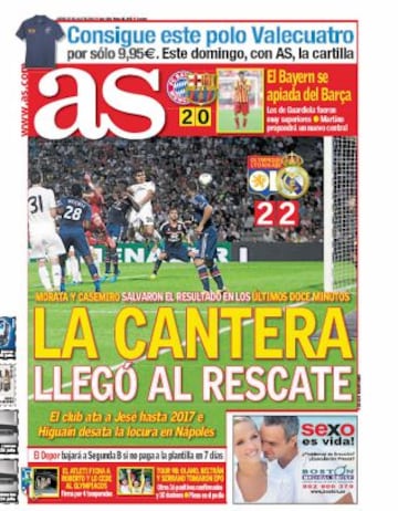 Las portadas de AS de julio