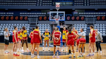 La Selección, en su entrenamiento previo al partido ante Países Bajos.