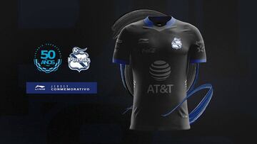 Puebla estrenó uniforme por el 50 aniversario de su estadio