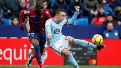 Celta 2 - Levante 0: resumen, goles y resultado