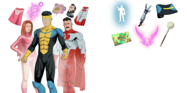 Fortnite gets new outfits of Omni-Man, Invincible and Atom Eve from the Prime Video series