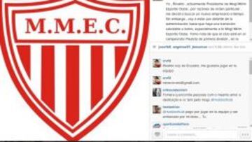 El comunicado de Rivaldo en Instagram
