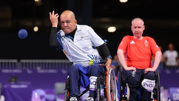 Edilson Chica gana medalla de plata en Boccia