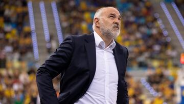 Pablo Laso en el último partido.