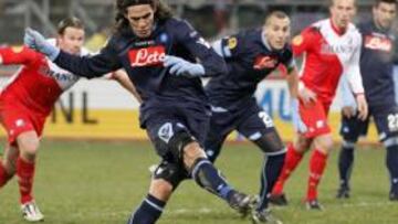<b>EL GOLEADOR. </b>Cavani es el hombre gol del equipo italiano.