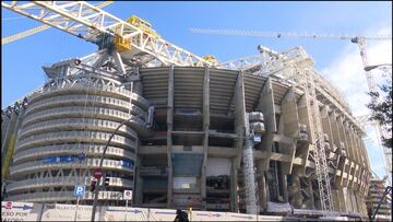 Notable avance de las obras del Bernabéu: así continúan