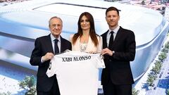 La presentación de Xabi Alonso con el Real Madrid en imágenes