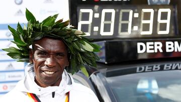 Kipchoge: "Supe que batiría el récord en el kilómetro 30"