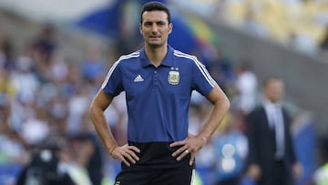 Lionel Scaloni valor&oacute; en conferencia de prensa la derrota de Argentina a Brasil, que aparta a los suyos de la lucha por el t&iacute;tulo.