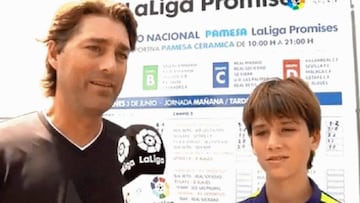 Julen Guerrero y su hijo, Julen Jon Guererero.