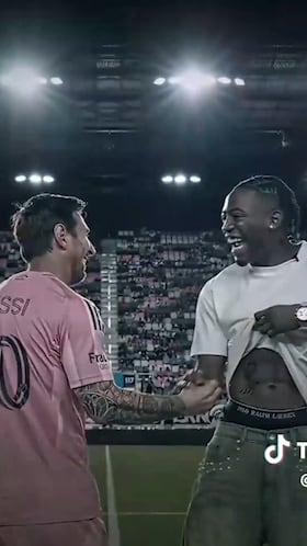 La viral reacción de Messi al tatuaje de un influencer