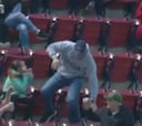Fenway Park scare after catch attempt leads to fan tumble