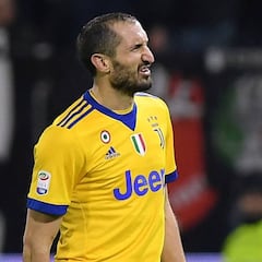 Saltan las alarmas en la Juve: Chiellini también cae lesionado