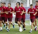 El Atlético 2016-17 arrancó ya
con Diogo Jota, Borré y Filipe