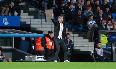 Imanol Alguacil, entrenador de la Real Sociedad.