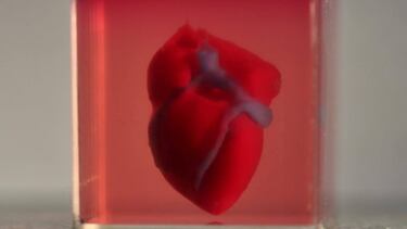 Consiguen imprimir en 3D el primer corazón real con tejido humano