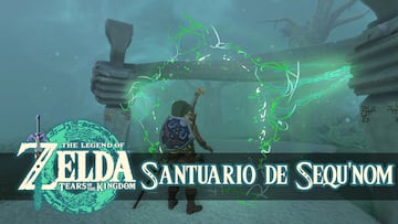 the legend of zelda tears of the kingdom nintendo switch guia santuario sequ'nom