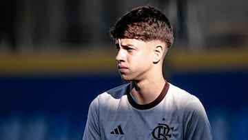 Fabrício Merede, el portero que despunta en la base de Flamengo