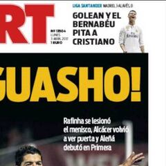 El liderazgo de Luis Suárez manda en las portadas