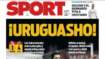 El liderazgo de Luis Suárez manda en las portadas