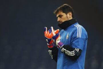Entrenamiento del Real Madrid en Gelsenkirchen,Casilla.