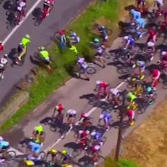 En el Dauphiné se pasan al BTT: se saltan la mediana en carrera