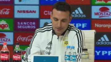 Scaloni deja abierta una futura vuelta de Messi a la selección