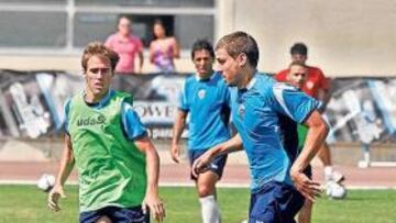 <b>PRIMER ENTRENAMIENTO. </b>Álex Quillo ya contactó con su nuevo equipo.