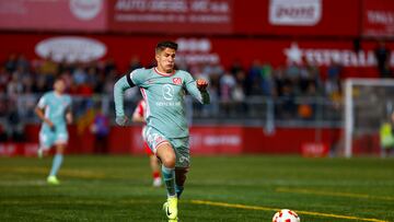 Giuliano Simeone, en el partido contra el Vic.