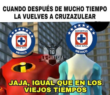 El invicto de Cruz Azul en los memes que circulan en la red